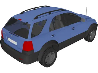 Kia Sorento (2009) 3D Model preview