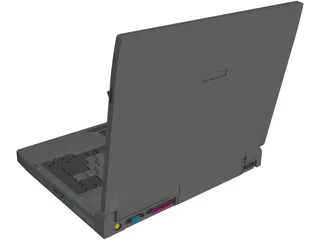 Notebook 3D Model preview