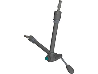 Manfrotto Articulated Arm MA143 3D Model preview