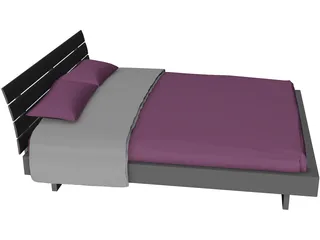 Bed 3D Model preview