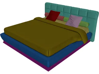 Bed 3D Model preview