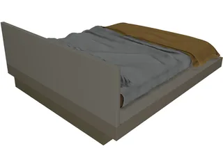 Bed 3D Model preview