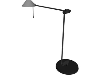 LED Table Lamp 3D Model preview