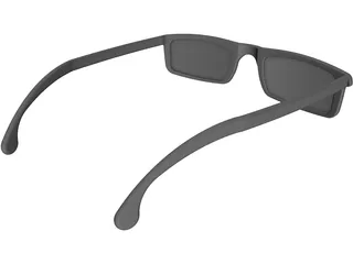 Reading Glasses 3D Model preview