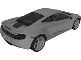 McLaren MP4-12C 3D Model preview