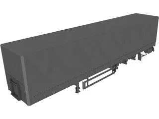 Kogel Trailer 3D Model preview
