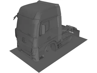 Mercedes-Benz Actros MP4 3D Model preview
