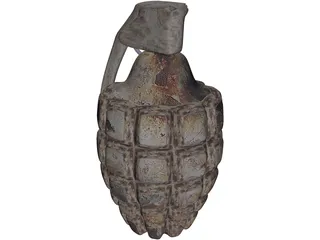 Grenade 3D Model preview