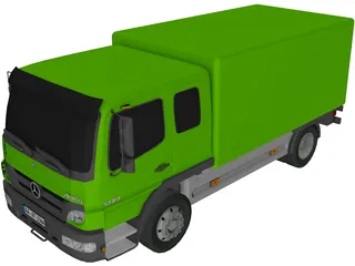 Mercedes-Benz Atego 1323L (2011) 3D Model preview