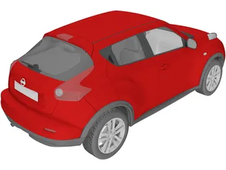 Nissan Juke (2011) 3D Model preview