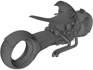 Connecting Rod Bike Concept 3D Model preview