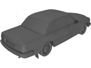 GAZ-3110 Volga (1996-2005) 3D Model preview