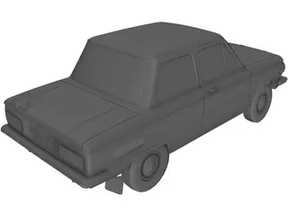 ZAZ-968M 3D Model preview