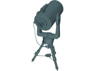 Telescope 3D Model preview