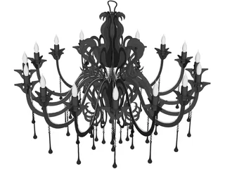 Ceiling Light 3D Model preview