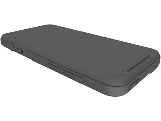 HTC EVO 3D Smartphone 3D Model preview