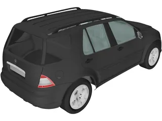 Mercedes-Benz M-Class 3D Model preview