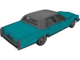 Cadillac Fleetwood Brougham (1985) 3D Model preview