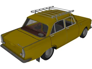 AZLK 408 3D Model preview
