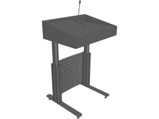 Talerstol 3D Model preview