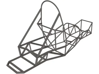 Chassis Estrutura FT-05 3D Model preview