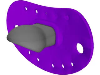 Pacifier 3D Model preview