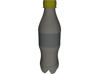 Cola Bottle 3D Model preview