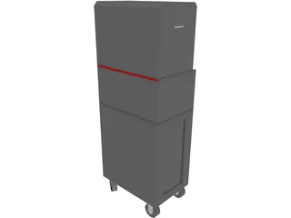Craftsman Tool Chest 3D Model preview