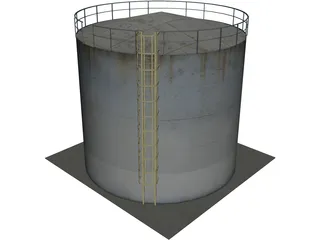 Storage Tank 3D Model preview