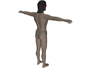 Mayan Native 3D Model preview
