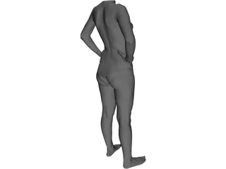 Woman Body 3D Model preview