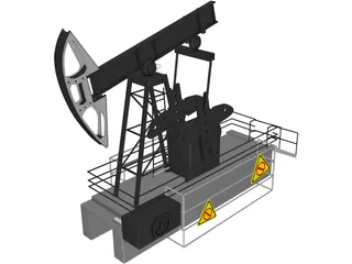 Oil Rocker 3D Model preview