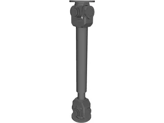 Cardan Shaft 3D Model preview