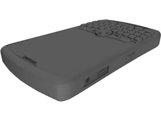 Blackberry Curve 8350i 3D Model preview