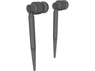 Headphones 3D Model preview