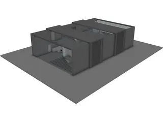 Modern House 3D Model preview