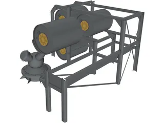 Depth Charge Launcher 3D Model preview