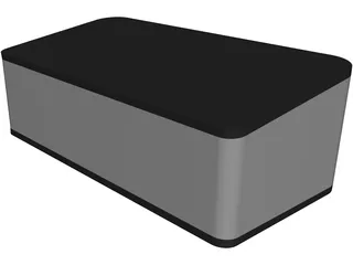 JBL-ES25C Center Speaker 3D Model preview
