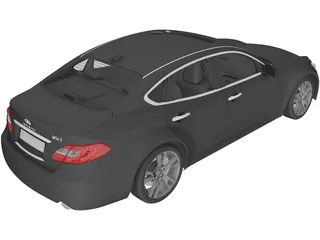 Infiniti M56S 3D Model preview