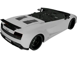 Lamborghini Gallardo LP570 Spyder 3D Model preview