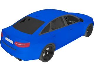 Audi RS6 (2008) 3D Model preview