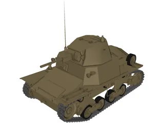 Fiat Ansaldo L6-40 3D Model preview