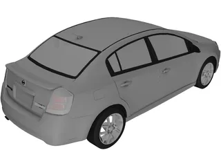 Nissan Sentra (2010) 3D Model preview