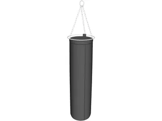 Punching Bag 3D Model preview