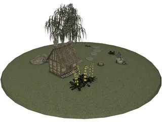Garden 3D Model preview