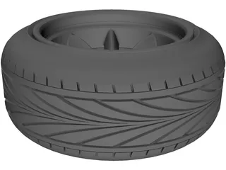 Wheel Compomotive ML 9x15 ET0 3D Model preview