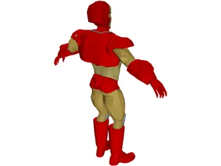 Iron Man 3D Model preview