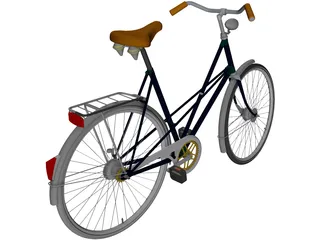 Bicycle 3D Model preview