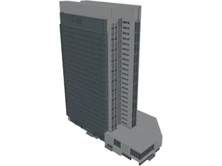 Big Building 3D Model preview