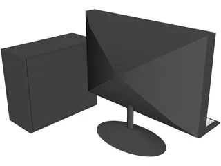 HP Computer 3D Model preview